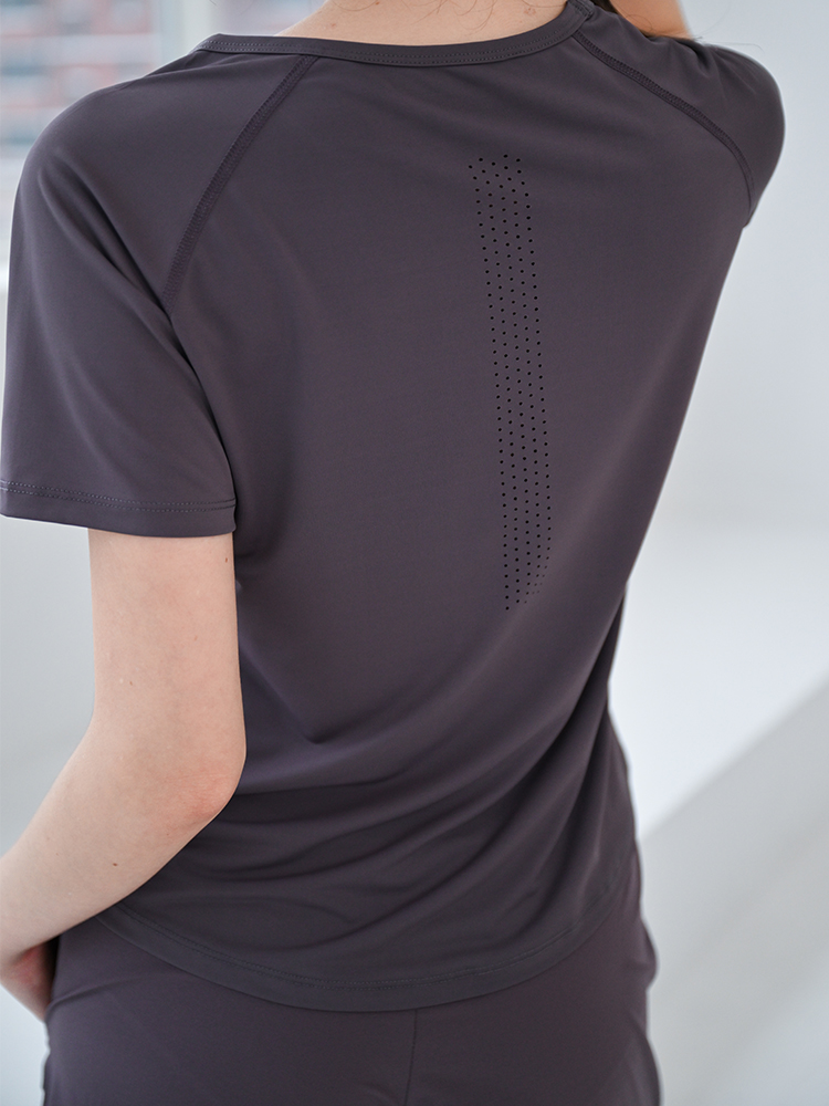 Pilates Yoga Morning - T-shirt Yoga Traspirante Sottile da Donna