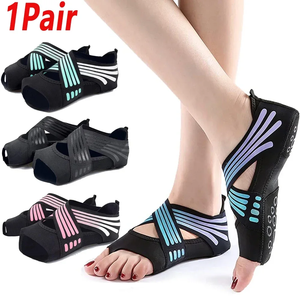 Pilates Yoga Gym - 1 Paio di Scarpe Professionali Antiscivolo
