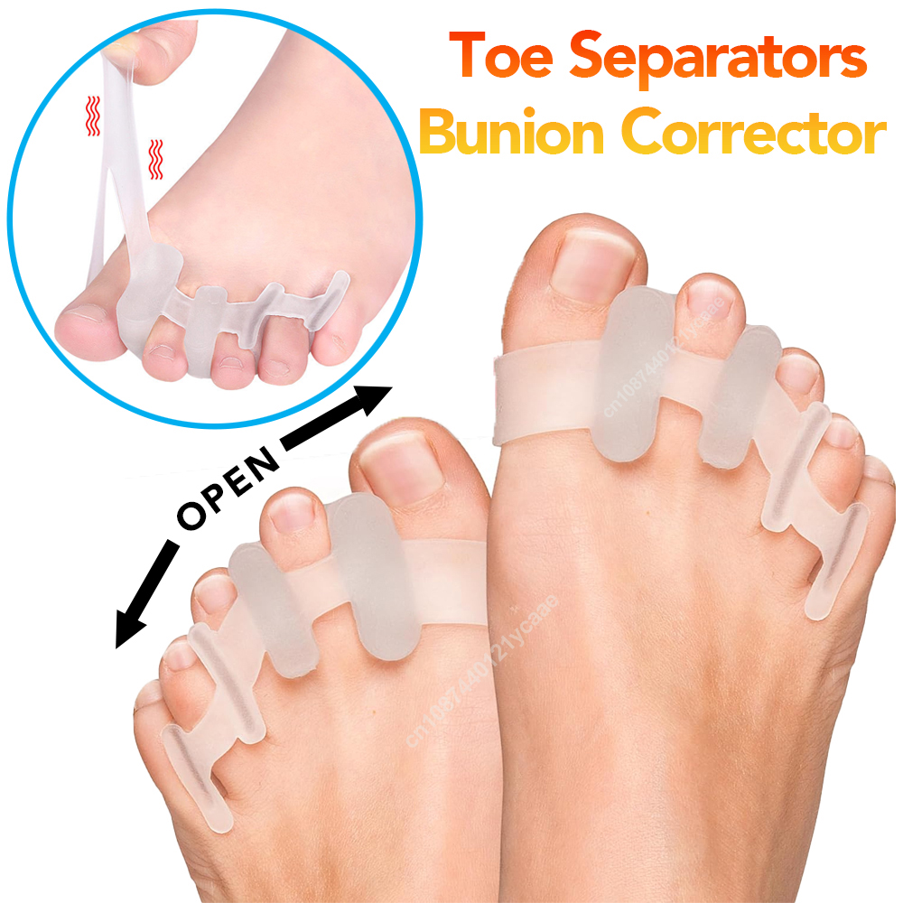 Toe Separator Silicon - 1 paio di separatori per dita