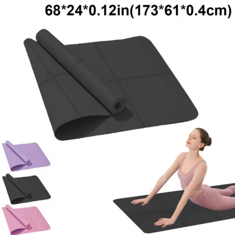 Pilates Yoga Mat Thickness - Tappetino da yoga antiscivolo Sport Fitness