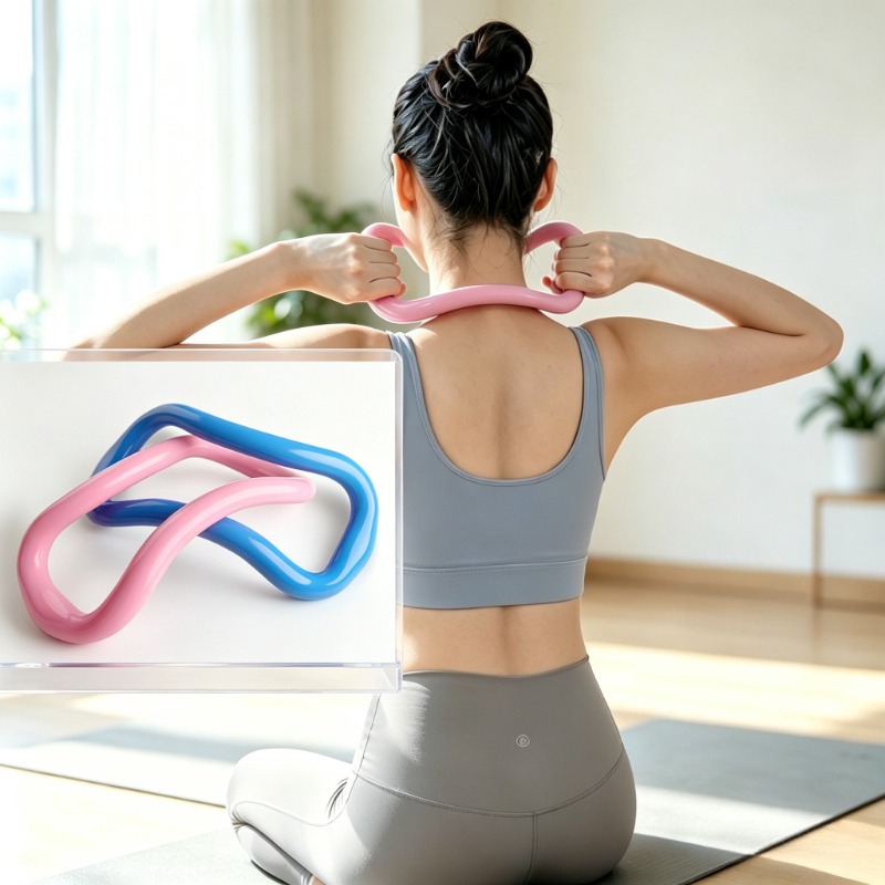 Pilates Yoga Circle - Anello Yoga Prati per Stretching Spalle,