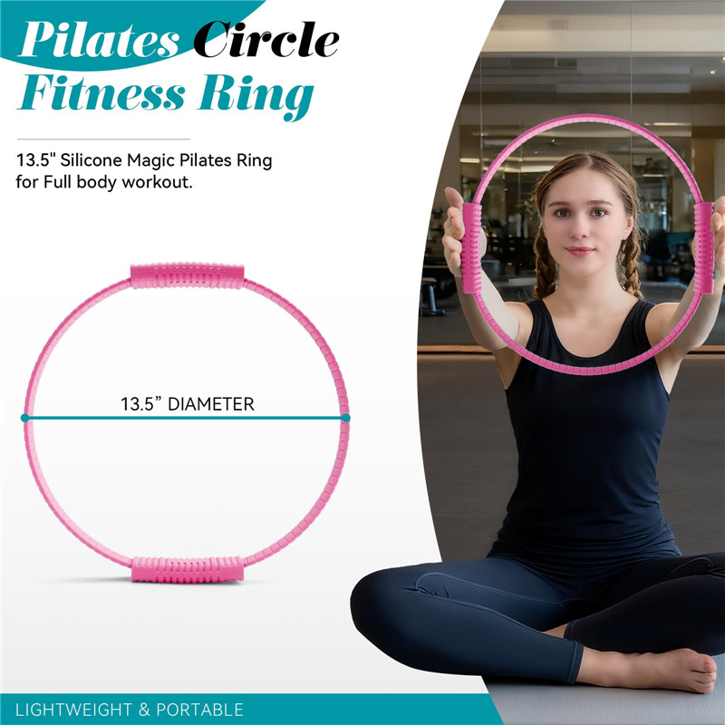 Pilates Yoga Circle - Anello Yoga in Silicone Ecologico con