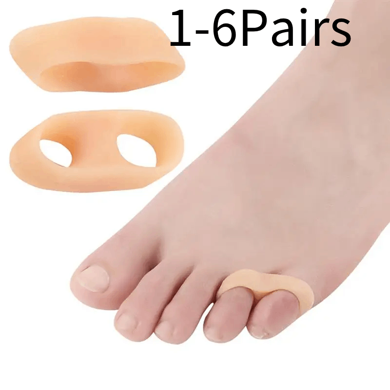 Toe Separator Silicon - 1/2/3/4/5/6 paia Gel Dita Protezione Correttore
