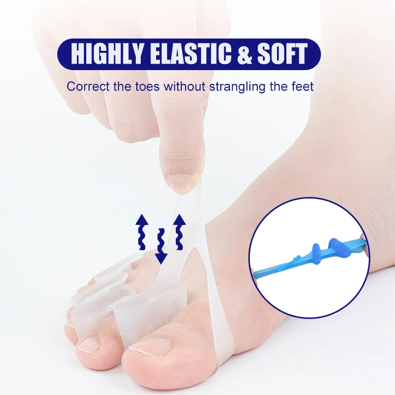 1 paio di separatori per dita  - Toe Separator Silicon recensione e prezzo