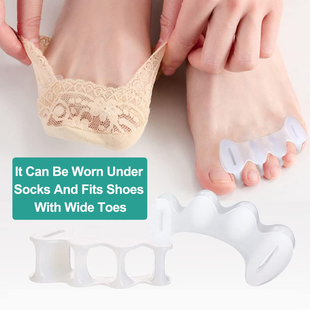 1 paio di gel duro in silicone - Toe Separator Silicon recensione e prezzo