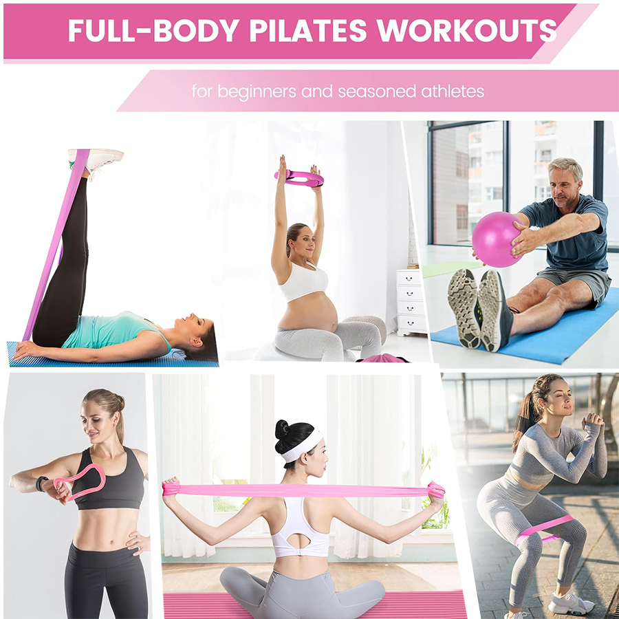 LOGO personalizzato 5 pezzi pa - Pilates Yoga Home Workout recensione e prezzo