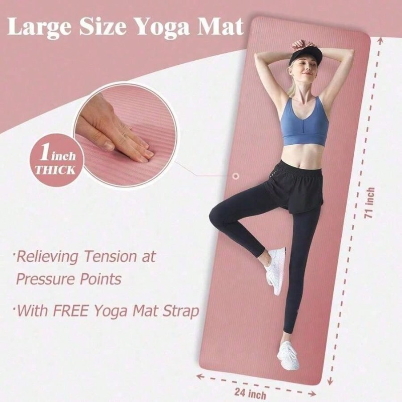 Tappetini da yoga BalanceFrom  - Pilates Yoga Mat Thickness recensione e prezzo