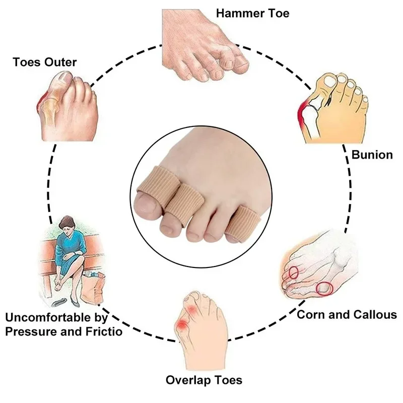 1/3 Pezzi Copritubo in Silicon - Toe Separator Silicon recensione e prezzo