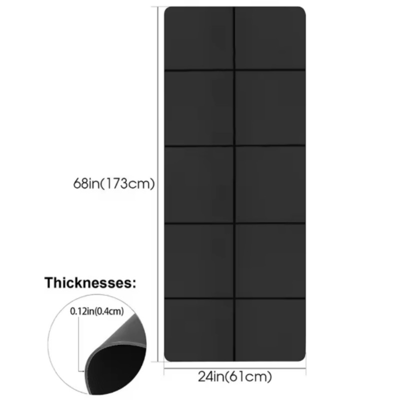Tappetino da yoga antiscivolo  - Pilates Yoga Mat Thickness recensione e prezzo