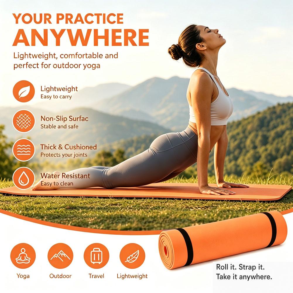 Tappetino da yoga spesso 1/2 p - Pilates Yoga Mat Thickness recensione e prezzo