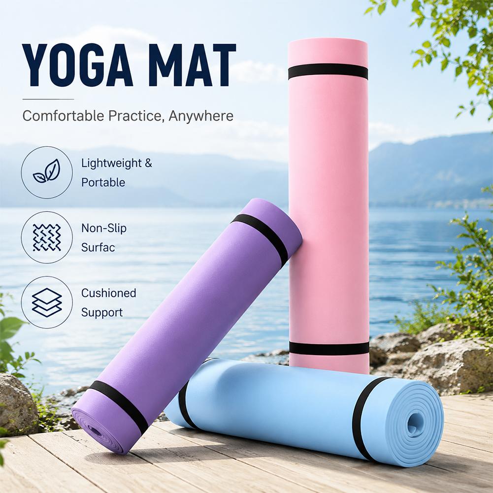 Tappetino da yoga spesso 1/2 p - Pilates Yoga Mat Thickness recensione e prezzo